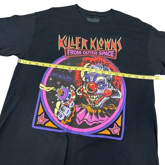 Killer Klowns Outer Space 80's Horror Clowns T-Shirt Large Spirit Halloween - Picture 2 of 6